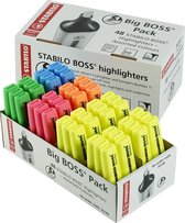 STABILO BOSS ORIGINAL - Big BOSS Pack avec 48 couleurs assorties