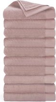 Walra Handdoek Remade Cotton - 10x 60x110 - 100% katoen - Poeder Roze