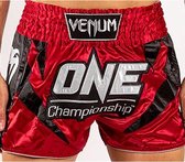 Venum x ONE FC Muay Thai Kickboks Broekje Rood Maat Venum Kickboks Muay Thai Shorts: XL - Jeans size 34