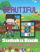 Beautiful sudoku book for boy age 5