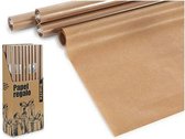 2x rol Cadeauverpakking Decoratief Bruin (70 x 200 cm)