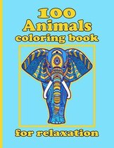 100 Animals coloring book for relaxation