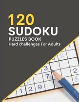Sudoku Puzzles Book Hard Challenges For Adults