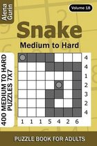 Snake puzzle book for Adults