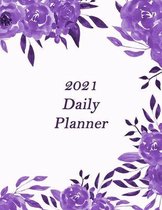2021 Daily Planner Large Print 8.5 x11