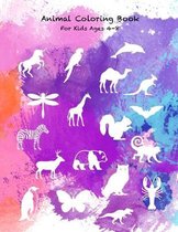 Animal Coloring Book For Kids Ages 4-8