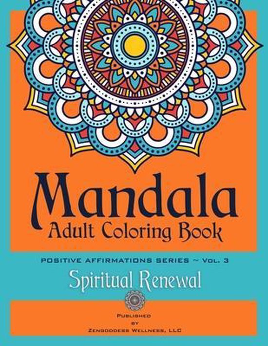 Mandala Adult Coloring Book Positive Affirmations Series (Vo ... - cover