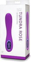 UltraZone Tundra Rose 6x Silicone Vibe - Purple - Silicone Vibrators