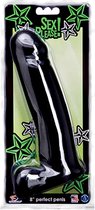 Sex Please 8 Inch Perfect Penis - Black - Realistic Dildos