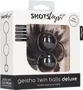 Geisha Twin Balls Deluxe - Black - Balls