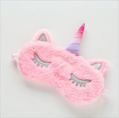 Viesta - slaapmasker oogmasker vrouwen en kind unicorn - zacht roze