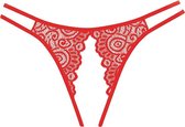 Adore Lovestruck Panty - Red - O/S - Lingerie For Her - Pantie