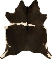 Dyreskinn® Unieke Koeienhuid zwart, wit, donkerbruin & crème  (2-3m2) K265