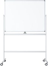 Tableau blanc mobile - Double face et magnétique - 120 x 180 cm - Blanc