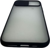 Apple iPhone 12 / 12 Pro Zwart achterkant 3D Matte TPU hoesje