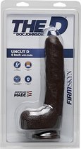 Uncut D - 9 Inch with Balls - FIRMSKYN - Chocolate - Realistic Dildos