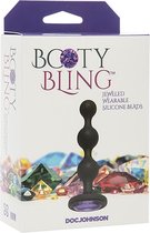 Booty Bling - Wearable Silicone Beads - Purple - Butt Plugs & Anal Dildos