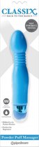 Classix Powder Puff Massager - Blue - Massager & Wands