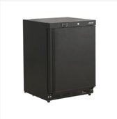 Saro koelkast | zwart design tafel model  | afsluitbaar |  3 verstelbare roosters | deur wisselbaar | 2 jaar garantie | professioneel model HK 200 B