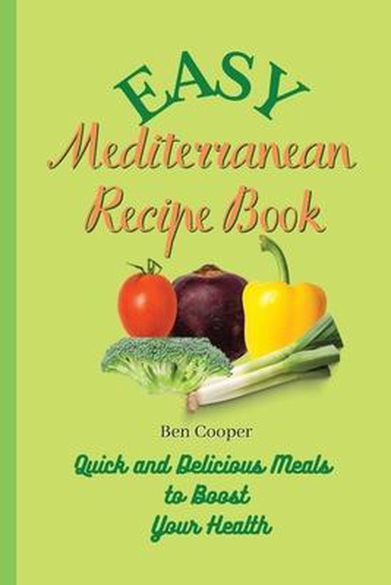 Easy Mediterranean Recipe Book - cover