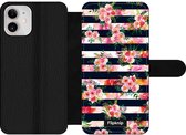 Wallet case - geschikt voor iPhone 11 Pro Max - Floral N°8