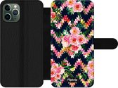 Wallet case - geschikt voor iPhone 11 Pro - Floral N°2