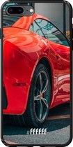 iPhone 7 Plus Hoesje TPU Case - Ferrari #ffffff