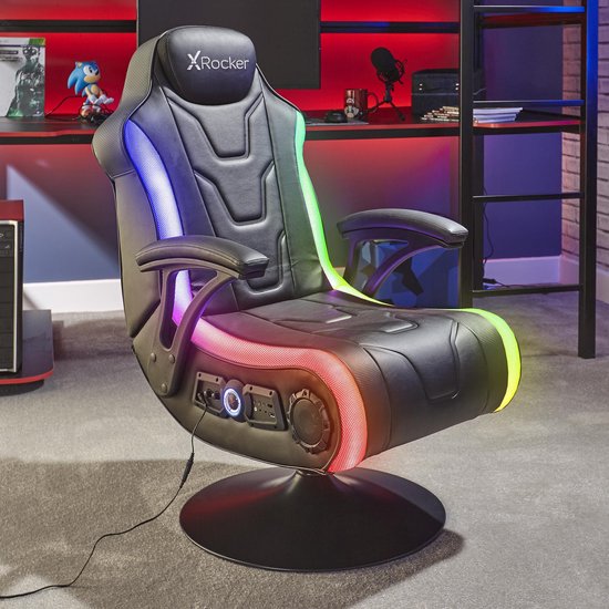 FLEXISPOT ErgoX, ergonomische bureaustoel met voetensteun, 3D
