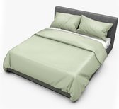 Dream Sheets – Dekbedovertrek - 240x200/220 cm - Katoen - Lits-jumeaux - Groen