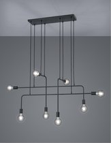 TRIO - Hanglamp Connor Zwart 126 cm