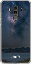 Huawei Mate 10 Pro Hoesje Transparant TPU Case - Landscape Milky Way #ffffff