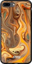 iPhone 7 Plus Hoesje TPU Case - Brownie Caramel #ffffff