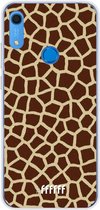 Huawei Y6 (2019) Hoesje Transparant TPU Case - Giraffe Print #ffffff