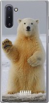 Samsung Galaxy Note 10 Hoesje Transparant TPU Case - Polar Bear #ffffff