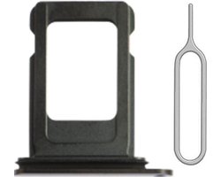 Voor iPhone 11 PRO / 11 PRO MAX single simkaart houder - zwart