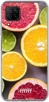 Huawei P40 Lite Hoesje Transparant TPU Case - Citrus Fruit #ffffff