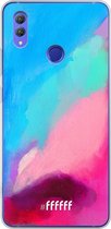 Honor Note 10 Hoesje Transparant TPU Case - Abstract Hues #ffffff