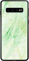 Samsung Galaxy S10 Hoesje TPU Case - Pistachio Marble #ffffff