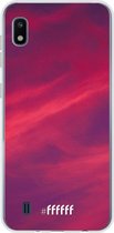 Samsung Galaxy A10 Hoesje Transparant TPU Case - Red Skyline #ffffff