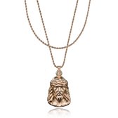Croyez Jewelry | Jesus Rosegold Layerup | Rope / 65cm / 75cm