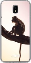 Samsung Galaxy J5 (2017) Hoesje Transparant TPU Case - Macaque #ffffff