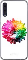 Samsung Galaxy A30s Hoesje Transparant TPU Case - Rainbow Pompon #ffffff