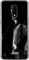 OnePlus 7 Hoesje Transparant TPU Case - Plate Armour #ffffff