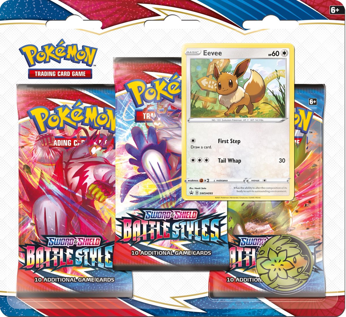 Pokémon Sword & Shield Battle Styles 3BoosterBlister - Eevee - Pokémon Kaarten - Pokémon