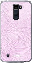 LG K10 (2016) Hoesje Transparant TPU Case - Pink Slink #ffffff