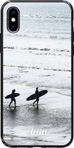 iPhone X Hoesje TPU Case - Surfing #ffffff