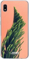 Samsung Galaxy A10 Hoesje Transparant TPU Case - Waving plant #ffffff