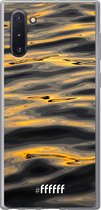 Samsung Galaxy Note 10 Hoesje Transparant TPU Case - Water Waves #ffffff