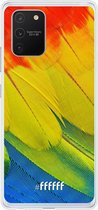 Samsung Galaxy S10 Lite Hoesje Transparant TPU Case - Macaw Hues #ffffff