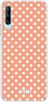 6F hoesje - geschikt voor Honor 9X Pro -  Transparant TPU Case - Peachy Dots #ffffff